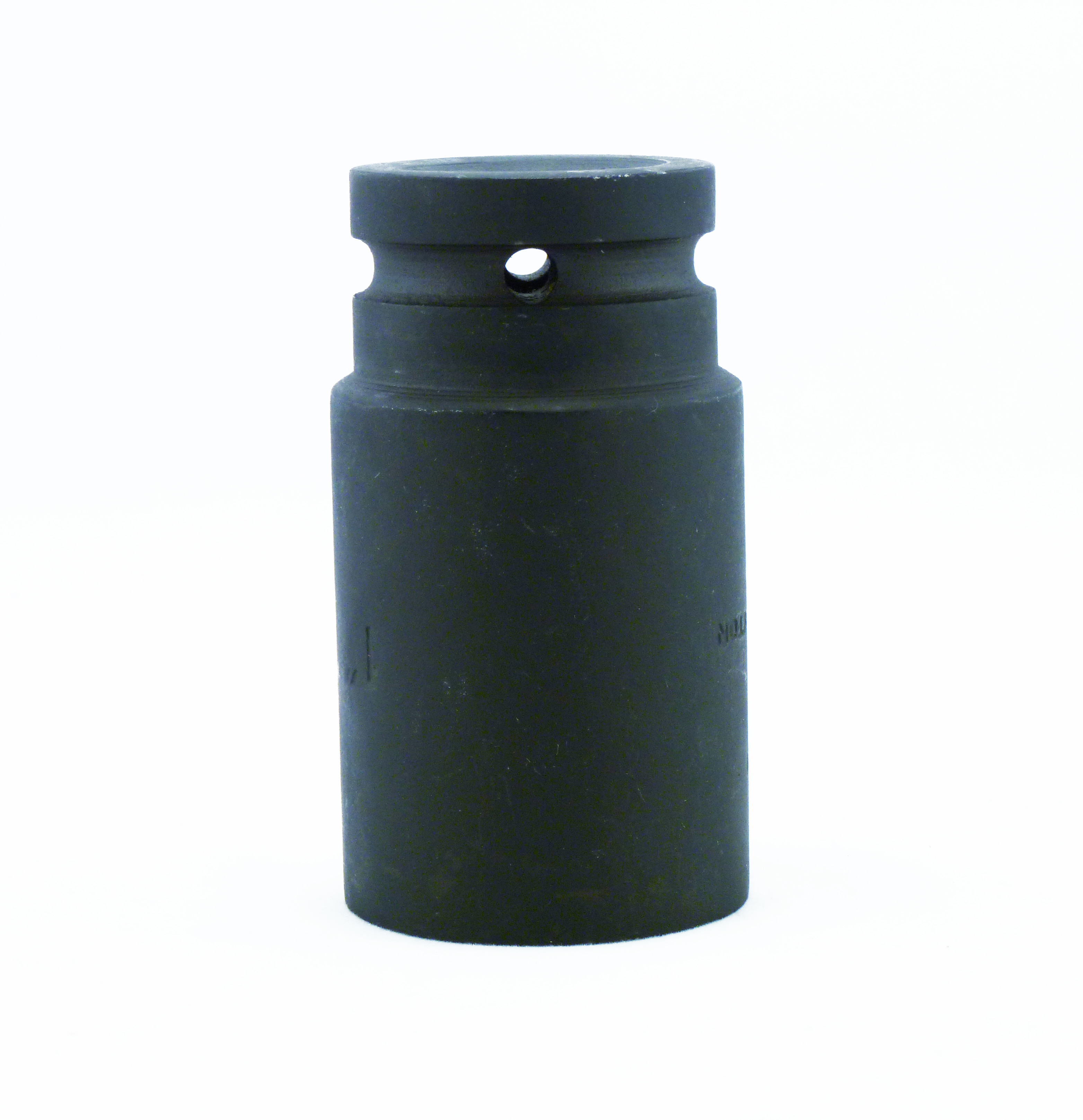 #5 spline x 3-3/4", 12-point impact-socket, common DEEP , black finish